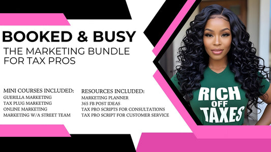 Booked Without Begging: Marketing Bundle for Tax Pros