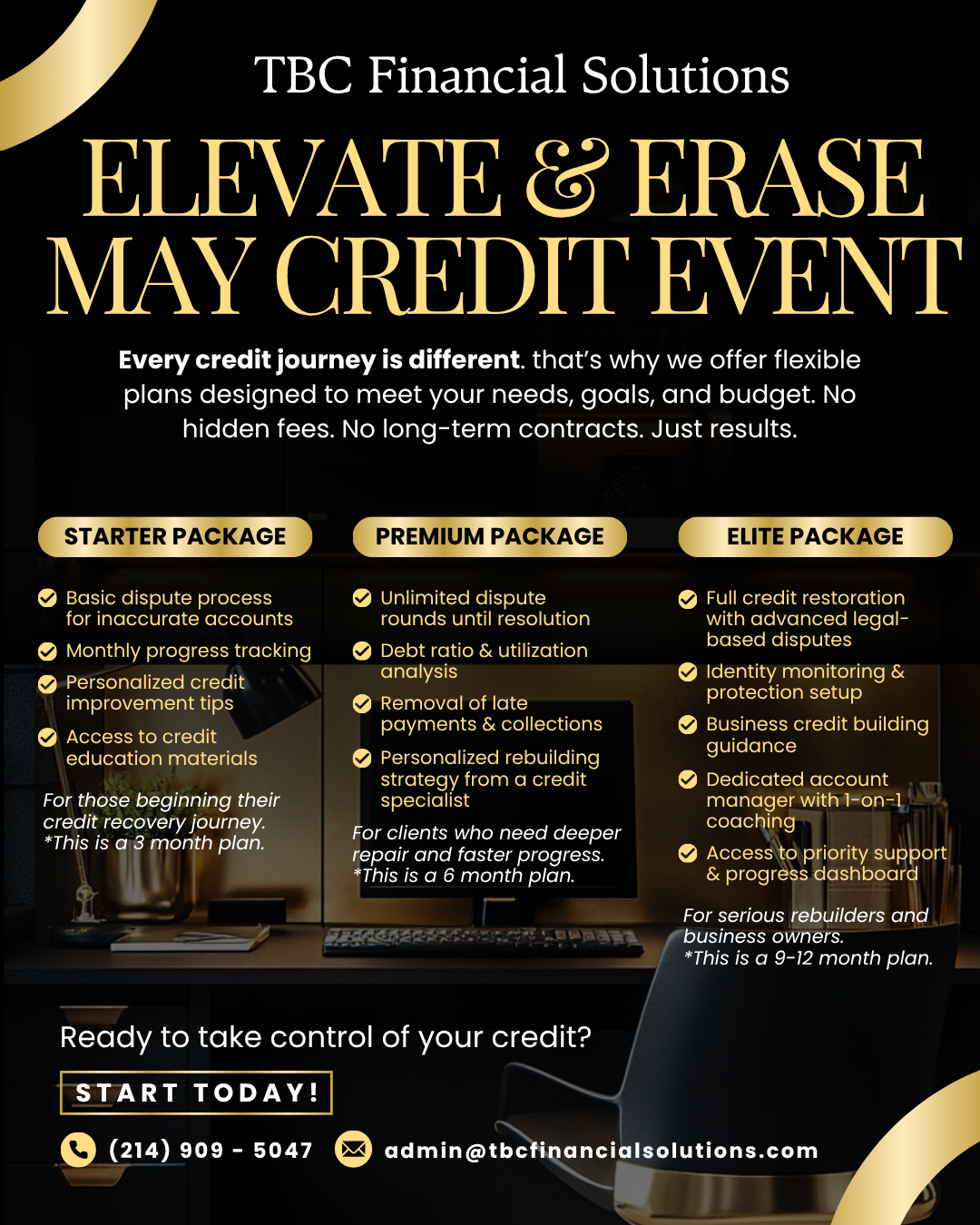 Erase & Elevate: May Credit Event